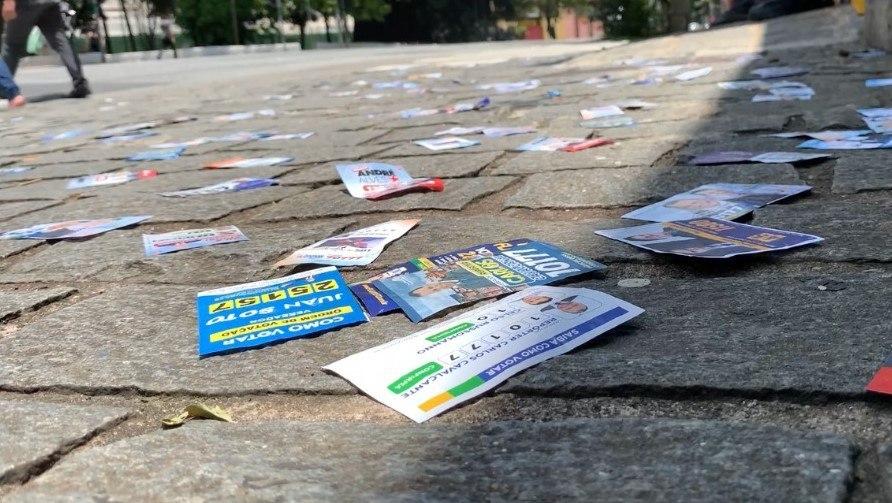MPE orienta fiscalização contra derramamento de ‘santinhos’ nas eleições