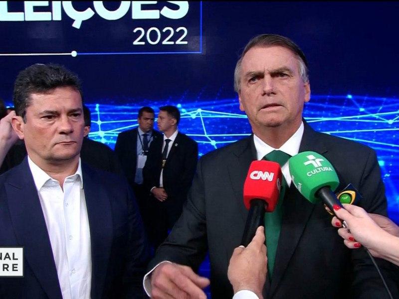Bolsonaro e Moro dizem ter mais convergências do que divergências