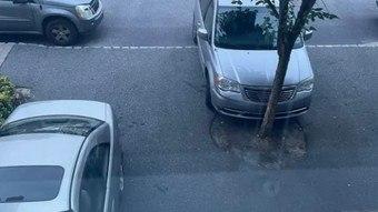 Morador se irrita com vizinha que estaciona de forma estratégica para impedi-lo de parar na vaga