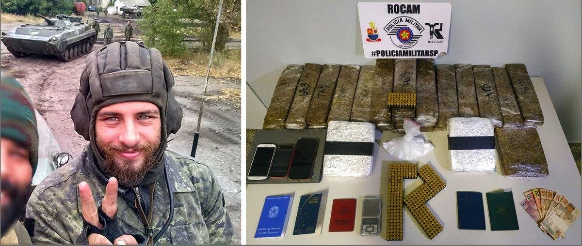 Brasileiro que lutou contra Ucrânia segue preso em SP por munições e drogas, trabalha na limpeza e não recebe visitas de parentes