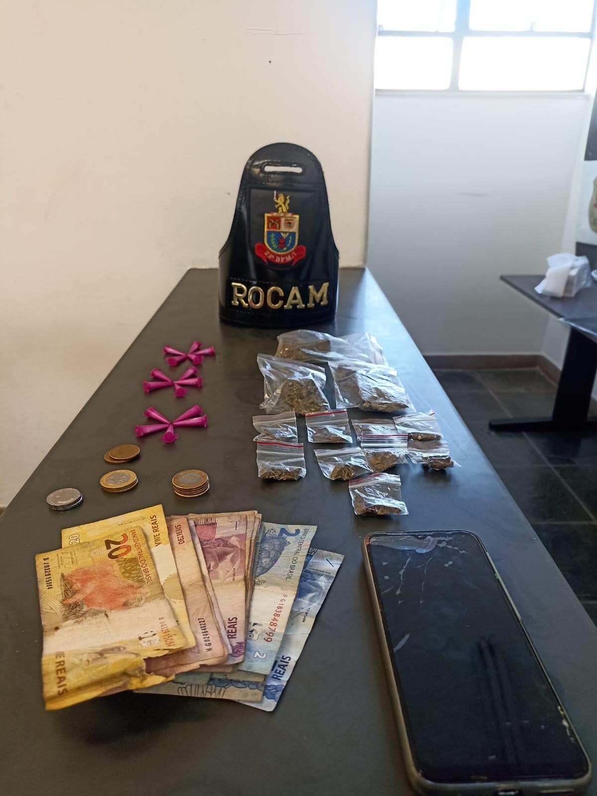 ROCAM prende indivíduo por tráfico de drogas em Itapetininga
