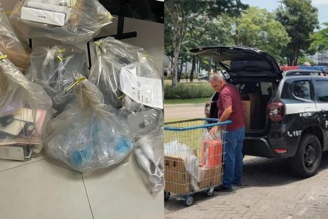 Apreensão de Produtos Falsificados Apple em Votorantim (SP)