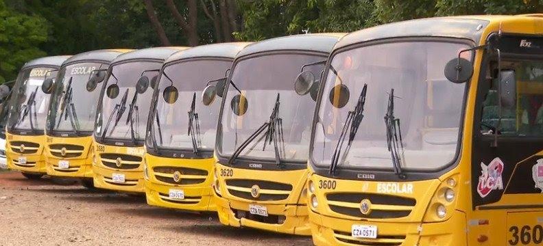 Módulos de ônibus escolares são furtados em Angatuba