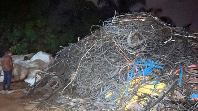 TRÊS PRESOS APÓS ROUBO DE FIOS DE COBRE AVALIADOS EM R$130 MIL EM BOITUVA (SP)