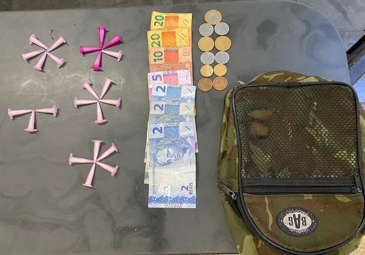 Polícia Militar prende traficante na Vila Nova em Angatuba