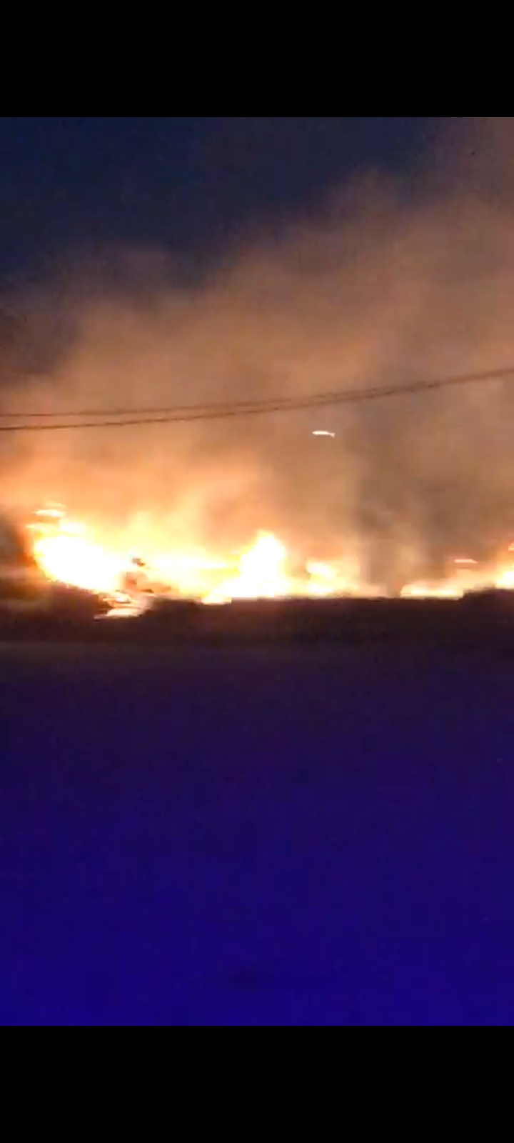 Incêndio Em Loteamento Na Noite Desta Terça-feira (13) Em Angatuba 