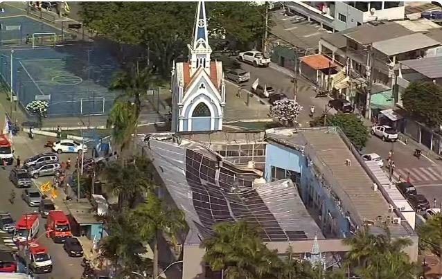 Desabamento de telhado no Santuário da Nossa Senhora da Conceição, em Recife, deixa duas mortes