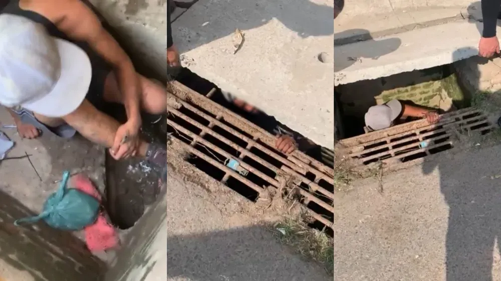 Mulher é flagrada com drogas escondidas em bueiro e presa em Várzea Paulista (SP)