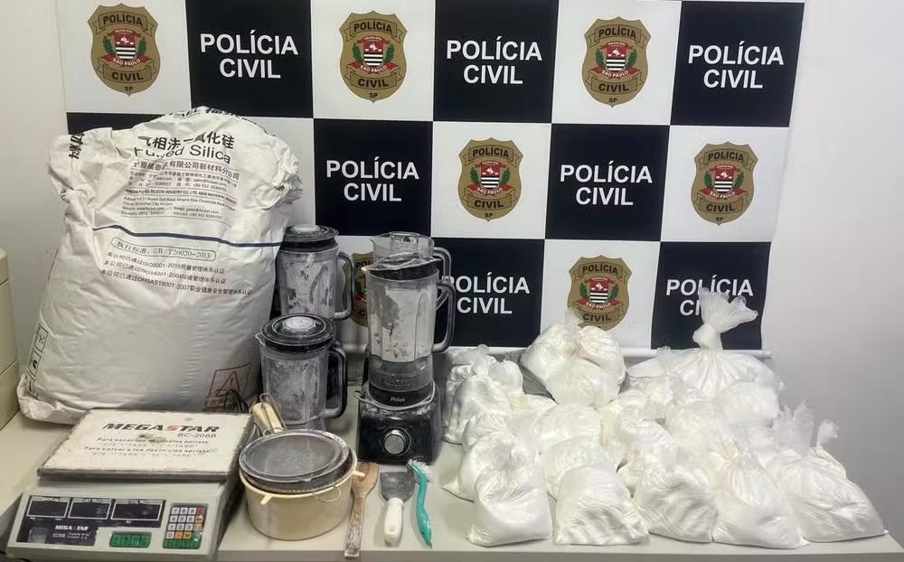 Polícia Civil apreende 18 quilos de cocaína em casa no bairro Caioçara, em Jarinu