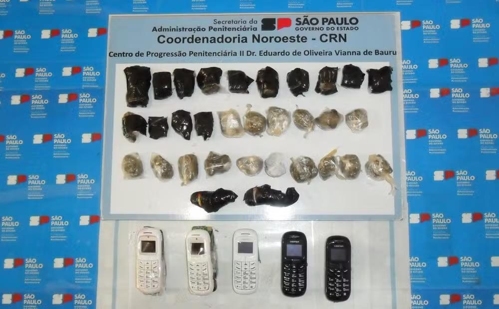 Mais de 25 detentos são flagrados com itens proibidos ao retornarem de saída temporária