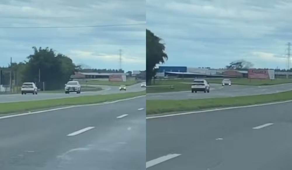 Motorista é flagrado dirigindo quase 2 km na contramão da Raposo Tavares