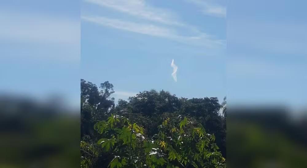 Nuvem em formato de espiral chama atenção de moradores em Itupeva (SP)
