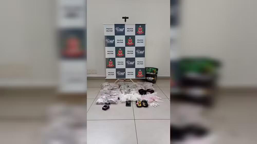 PM encontra 2 mil porções de drogas ao atender caso de violência doméstica em Jundiaí
