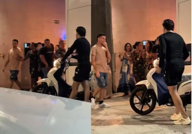 Cantor presenteia estudante que andava 12 km por dia para ir à faculdade