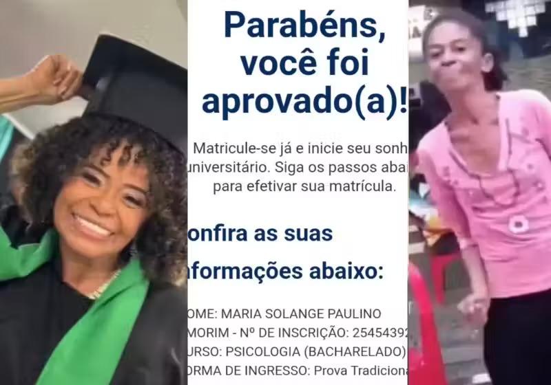 De ex-usuária de drogas a caloura de Psicologia: Maria Solange, reconhecida por Madonna, celebra nova vitória