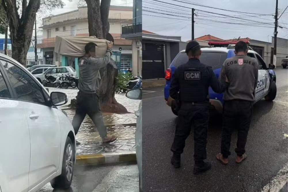 Homem é preso após furtar cofre com dízimos da Igreja Matriz de Capão Bonito