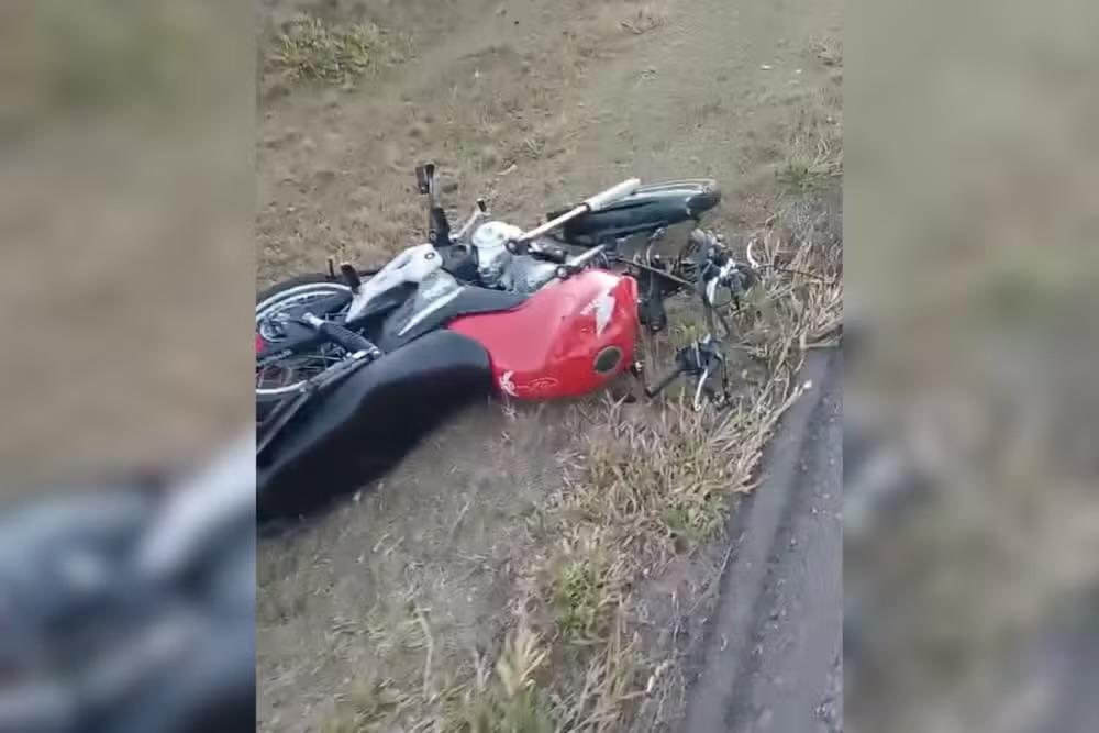 Acidente com moto deixa duas pessoas feridas na Rodovia Dom Gabriel, em Jundiaí