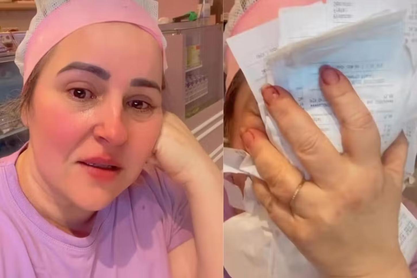 Comerciante chora de alegria após sucesso nas vendas do morango do amor