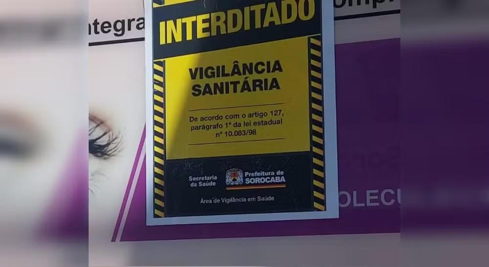 Clínica de soroterapia é interditada por irregularidades em Sorocaba