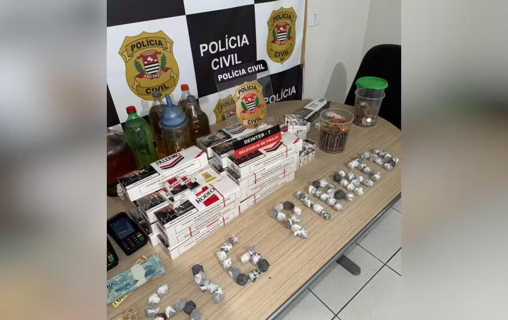 Bar usado como ponto de tráfico é interditado e dono é preso em flagrante em Piraju