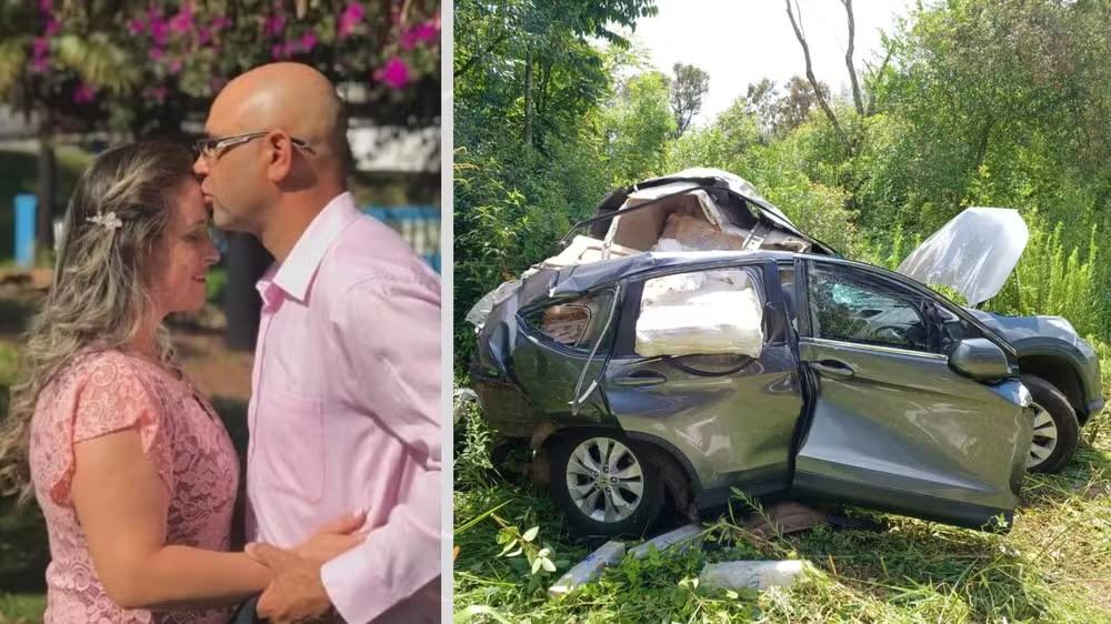 Casal de Capão Bonito morre em acidente com caminhão e carreta no Paraná