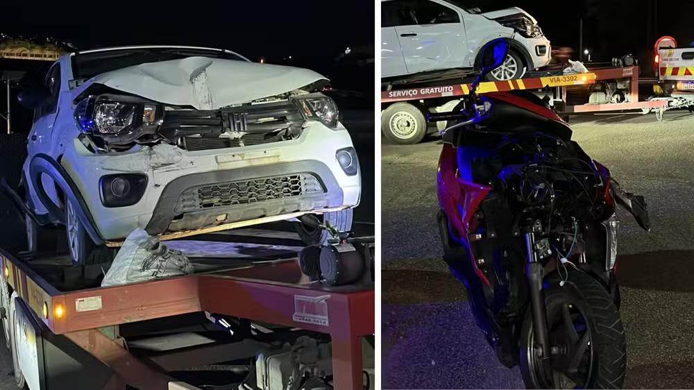 Motociclista fica gravemente ferido após bater em caminhão parado na SPI-060, em São Roque