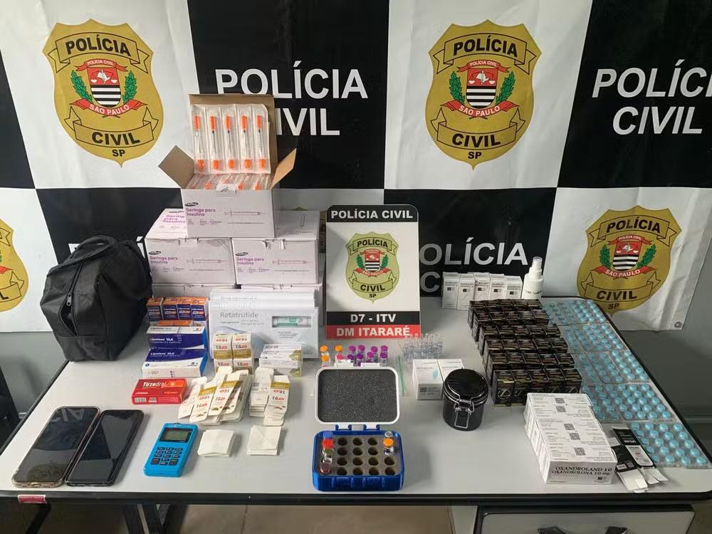Casal é preso por venda e aplicação ilegal de medicamentos em Itararé