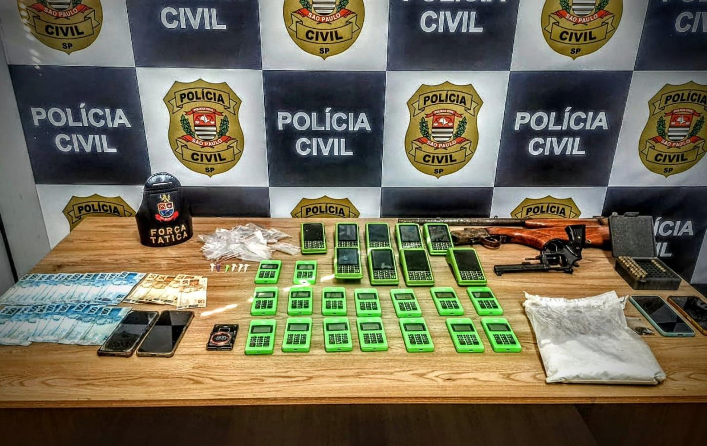Operação “Contra-Fluxo” apreende armas e objetos ligados a crimes em Angatuba