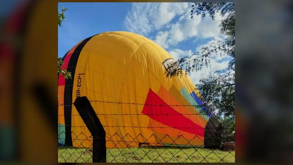 Balão pousa dentro de condomínio e assusta moradores em Porto Feliz