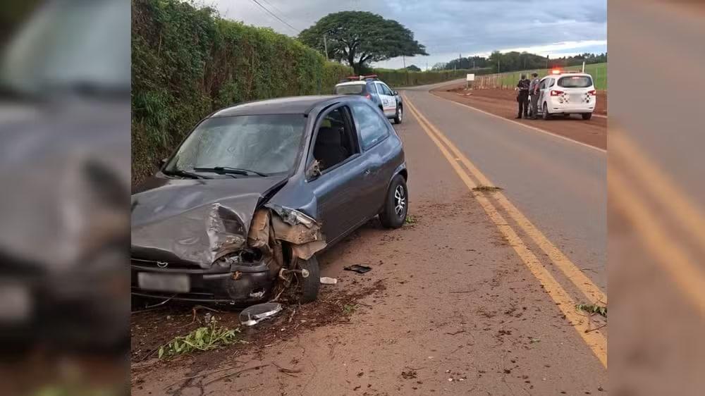 Homem é preso após acidente e teste apontar consumo de álcool em Cesário Lange