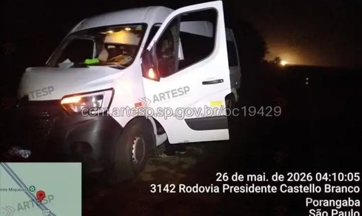 Cavalo morre após ser atropelado por van na Castello Branco em Porangaba