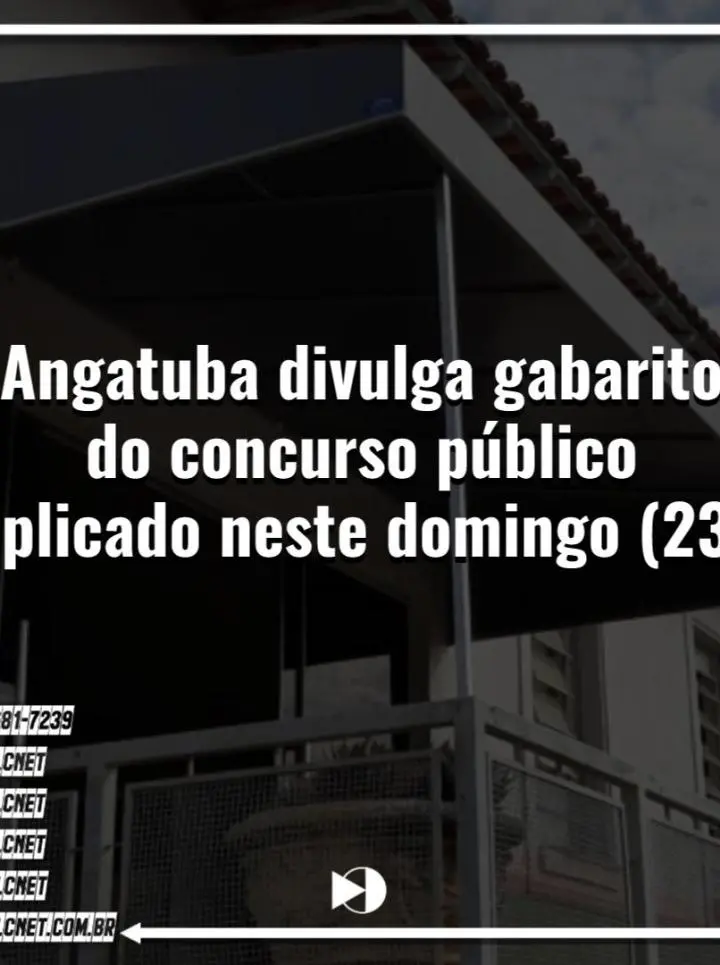 Edital de Gabarito Concurso Angatuba 2023