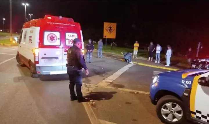 Homem é atropelado e fica gravemente ferido na Rodovia Eduardo Saigh em Taquarituba